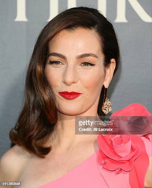 Ayelet Zurer attends the premiere of Paramount Pictures' 'Ben-Hur' on August 16, 2016 in Hollywood, California.