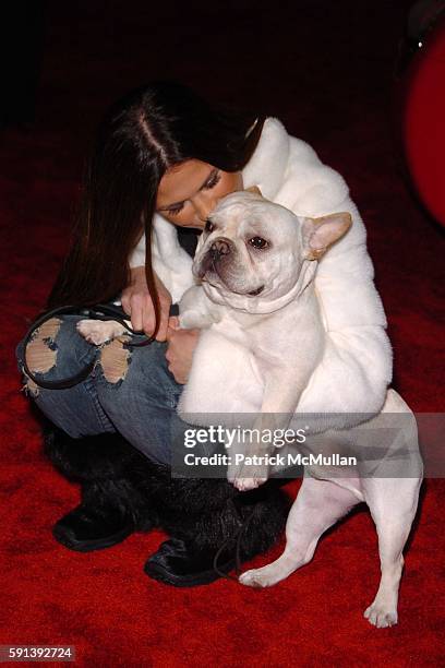 Rhona Mitra and Oscar the Dog attend Red Carpet Arrivals for the 4th Annual "ten" Fashion Show Presented By General Motors at 1540 N. Vine St. On...