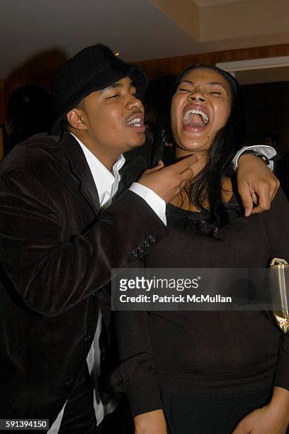 Kwame Morris and Chiara Hardaway attend Private Dinner in Celebration of Kai Milla's Debut Fashion ShowLe Parker Meridien on February 10, 2005 in New...