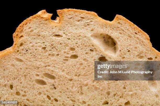 close up of sliced bread texture - bread close up stock-fotos und bilder