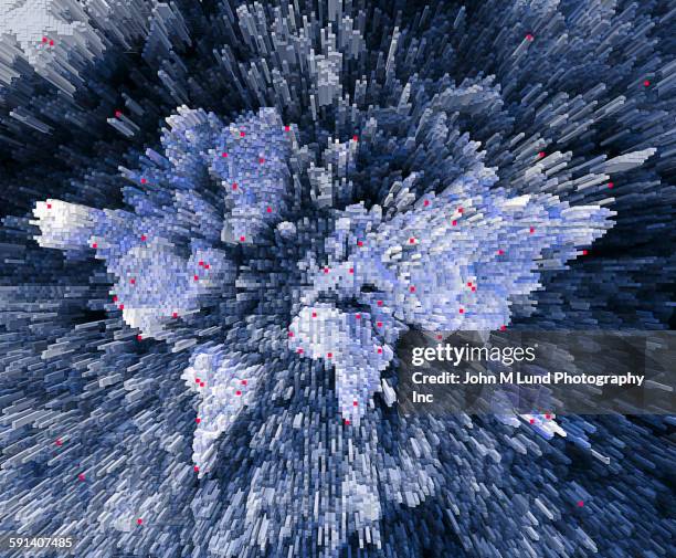 high angle blurred view of pillars in world map shape - bevölkerungswissenschaft stock-grafiken, -clipart, -cartoons und -symbole