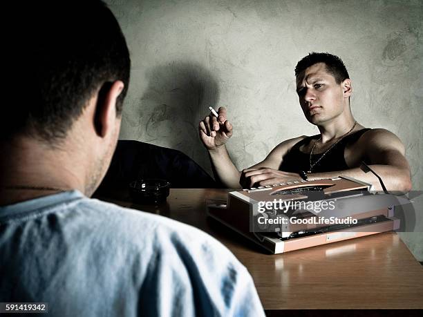 interrogation - witness stock pictures, royalty-free photos & images