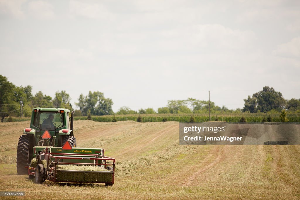 John Deere Alfalfa Harvest