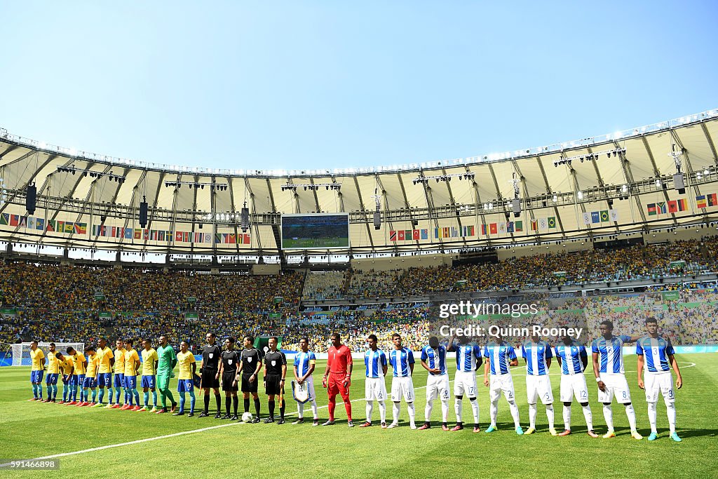 Brazil vs Honduras - Semi Final: Men's Football - Olympics: Day 12