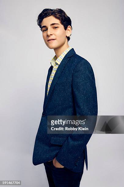 Actor David Mazouz from FOX's 'Gotham' poses for a portrait at the FOX Summer TCA Press Tour at Soho House on August 9, 2016 in Los Angeles,...