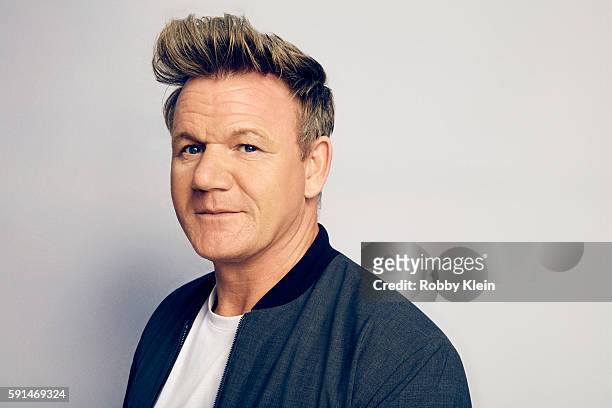 Chef Gordon Ramsay poses for a portrait at the FOX Summer TCA Press Tour at Soho House on August 9, 2016 in Los Angeles, California.