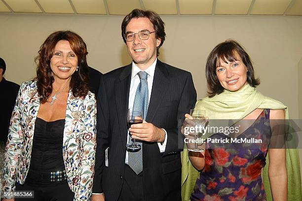 Barbara Suttora, Mauro Suttora and Lucia Debrilli attend Cocktail Party and Dinner to Celebrate the Renowned Italian Drug Rehabilitation Center ' San...