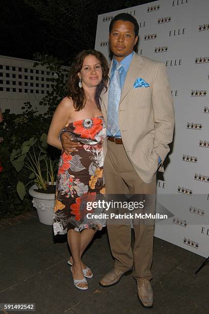 Lori Howard and Terrence Howard attend Hamptons Film Festival and Elle Magazine present a special screening of "Hustle & Flow". At Madame Tong's on...