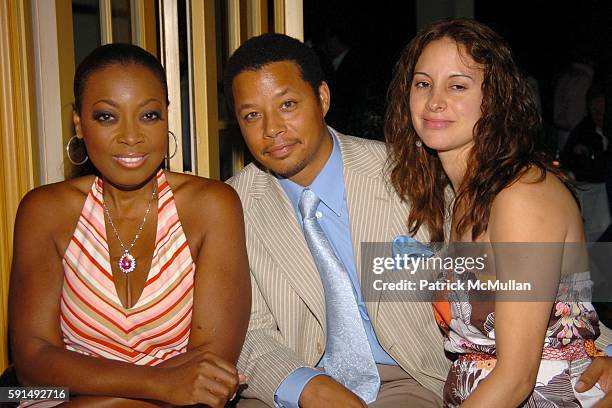 Star Jones-Reynolds, Terrence Howard and Lori Howard attend Hamptons Film Festival and Elle Magazine present a special screening of "Hustle & Flow"....