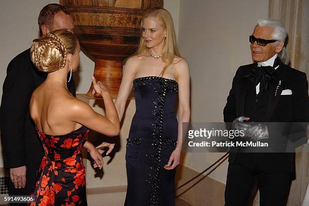 MichaeL Kors, Jessica Simpson, Nicole Kidman and Karl Lagerfeld attend The Metropolitan Museum of Art Costume Institute Spring 2005 Benefit Gala...