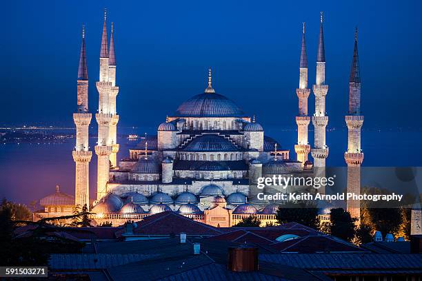 blue mosque, istanbul - moschea blu istanbul foto e immagini stock