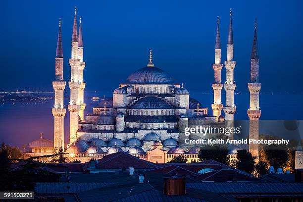 blue mosque, istanbul - istanbul blue mosque stock pictures, royalty-free photos & images