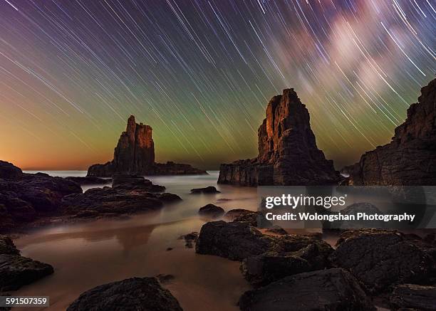 the night colour - kiama australia stock pictures, royalty-free photos & images