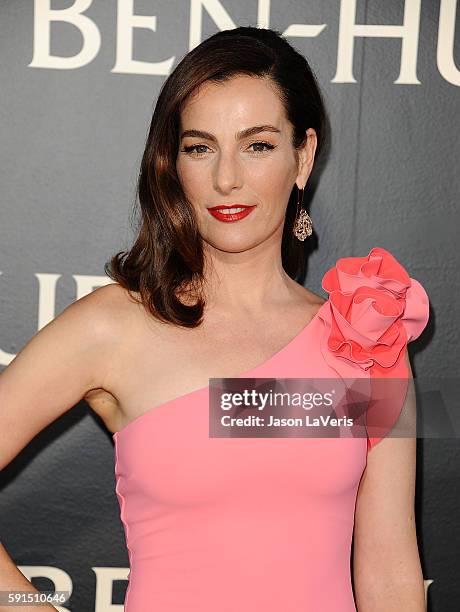 Actress Ayelet Zurer attends the premiere of "Ben-Hur" at TCL Chinese Theatre IMAX on August 16, 2016 in Hollywood, California.