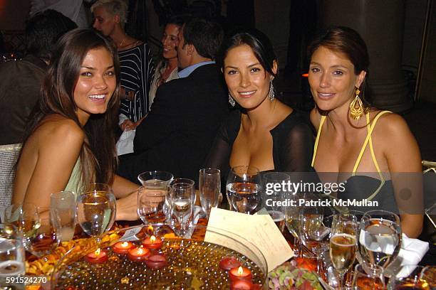 Karen Carreno, Paola Guerraro and Brenda Schad attend de Grisogono Sponsors The 2005 Wall Street Concert Series Benefiting Wall Street Rising, with a...