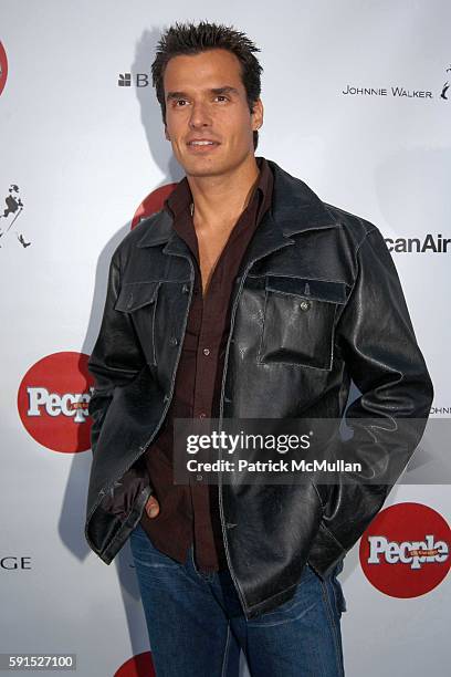 Antonio Sabato Jr. Attends People En Espanol's Fourth Annual '50 Most Beautiful' Gala at Capitale on May 18, 2005 in New York City.