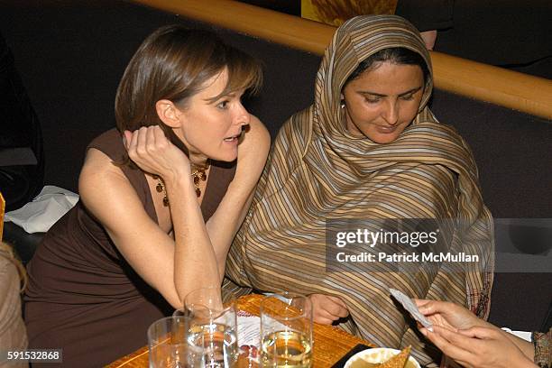 Campbell Brown and Mukhtar Mai attend GLAMOUR MAGAZINE Salutes The 2005 "Women of the Year" - After Party at Shun Lee on November 2, 2005 in New York...