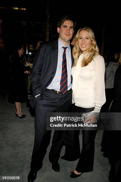 George Brokaw and Alison Brokaw attend Jean-Marc Loubier, President & CEO of CELINE hosts cocktails to honor the Associates Committee Lenox Hill...