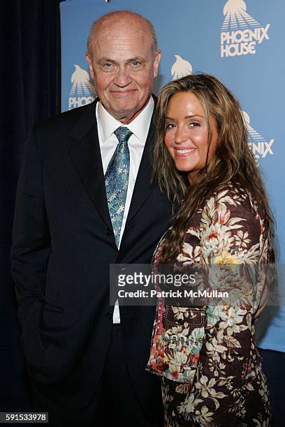 Senator Fred Thompson and Jeri Thompson attend Phoenix House to Honor NBC Universal President Jeff Zucker at Starlight Room on June 8, 2005 in New...