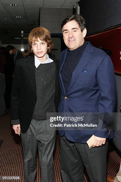 Dylan Brant and Peter Brant attend Private Screening of "Syriana" at Cinema 123 Followed by Dinner at the Home of Steven and Heather Mnuchin at...