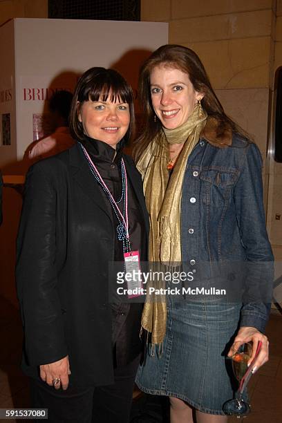 Denise O'Donoghue and Duvall O'Steen attend Brides Magazine and Martini & Rossi Asti Announce Cakewalk at Grand Central Terminal on May 24, 2005 in...