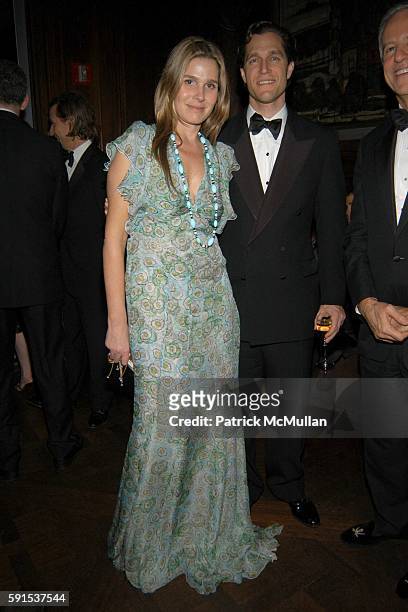 Aerin Lauder and Eric Zinterhofer attend Neue Gallery Winter Gala, Sponsored by Gucci at Neue Gallery New York on December 8, 2005 in New York City.