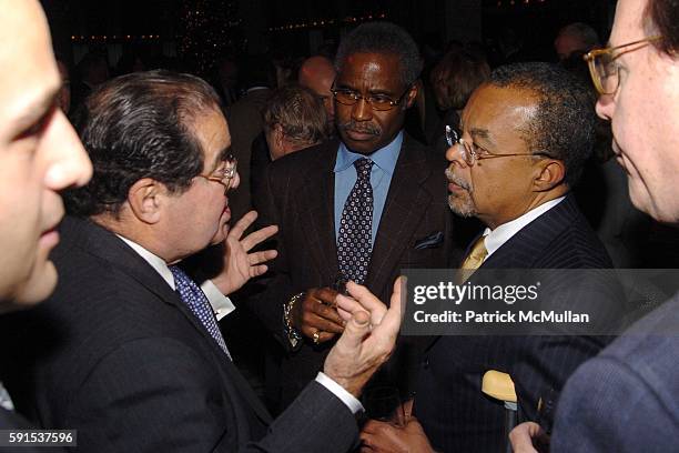 The Honorable Antonin Scalia, Ed Lewis and Henry Louis Gates Jr. Attend "Time Warner's Conversations on the Circle" host a One-On-One Interview with...