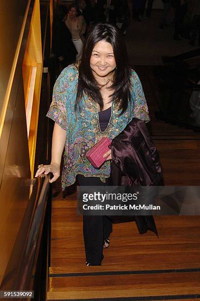 Susan Shin attends LOUIS VUITTON & INTERVIEW MAGAZINE Party for Pharrell Williams and Nigo at Louis Vuitton in Soho on May 24, 2005 in New York City.