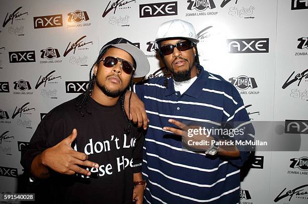 Young Bloodz attends Ciara's BET Awards Pre-Party at Geisha House on June 27, 2005.