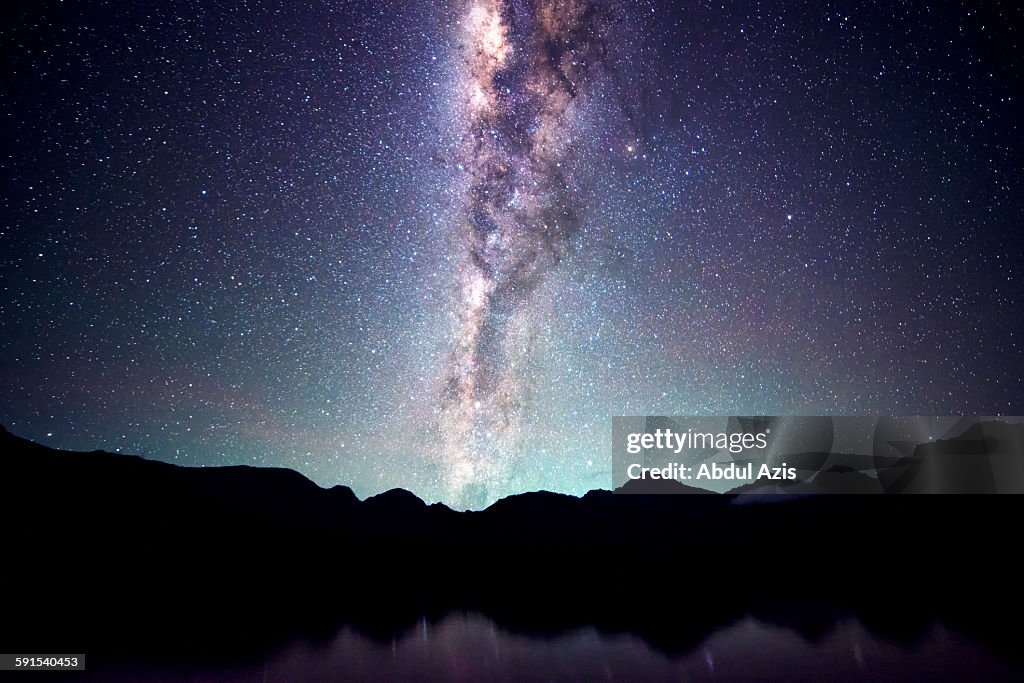 Milkyway from Segara Anak - Rinjani Mountain