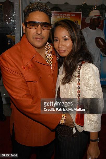 Nick Tuturro and Lissa Espinosa attend "The Longest Yard" screening Arrivals at Clearview's Chelsea West Cinemas NYC USA on May 24, 2005.