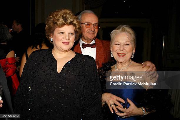 Dolora Zajick, Lorenzo Anselmi and Renata Scotto attend The First Annual Opera News Awards at The Pierre on November 20, 2005 in New York City.