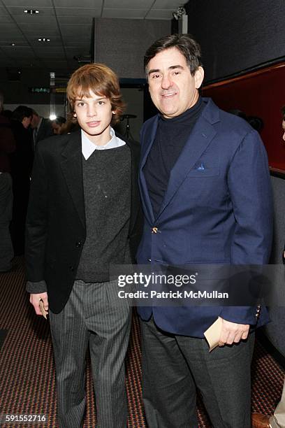 Dylan Brant and Peter Brant attend Private Screening of "Syriana" at Cinema 123 Followed by Dinner at the Home of Steven and Heather Mnuchin at...