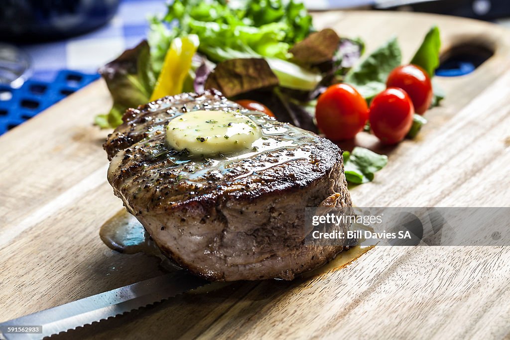 Fillet Steak and salad - the new healthy