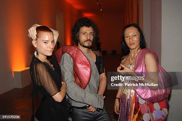 Adi, Gabi, Ang and attend LE BOOK 25th Anniversary Party Presented by Land Rover at Skylight Studios on June 15, 2005 in New York City.