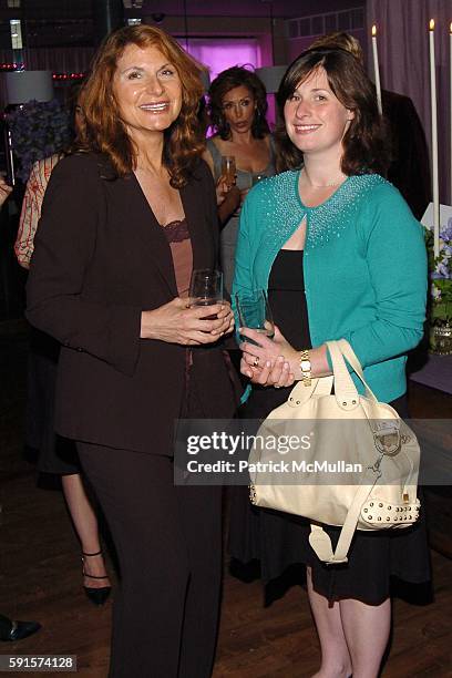 Charlene Holt and Samantha Critchell attend The Launch of Alexander McQueen's new Women's Fragrance MY QUEEN hosted by Maggie Ciafardini, CEO and...