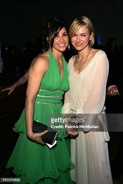 Gina Gershon and Naomi Watts attend "Fish Fry" An All-Star Roast of Fisher Stevens to Benefit Naked Angels at Puck Building on May 23, 2005 in New...