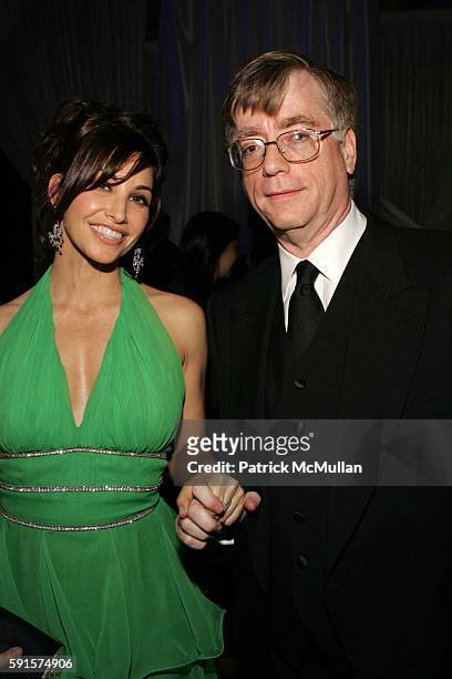 Gina Gershon and Arnie Civins attend "Fish Fry" An All-Star Roast of Fisher Stevens to Benefit Naked Angels at Puck Building on May 23, 2005 in New...