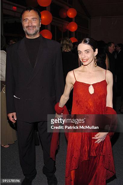 Fabrizio Ferri and Alessandra Ferri attend American Ballet Theatre 65th Anniversary Spring Gala at Metropolitan Opera House on May 23, 2005 in New...