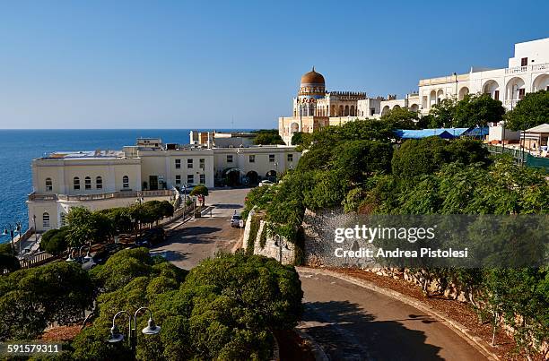 santa cesarea terme, puglia, italy - cesarea 個照片及圖片檔