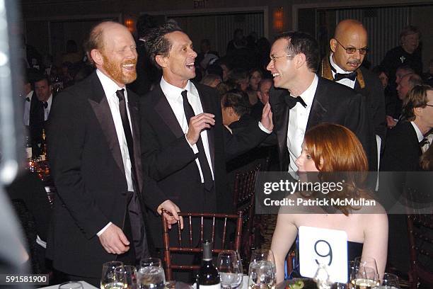 Ron Howard, Brian Grazer, Richard Lovett and Bryce Dallas Howard attend Museum of the Moving Image Salute to Ron Howard at Waldorf-Astoria Hotel on...