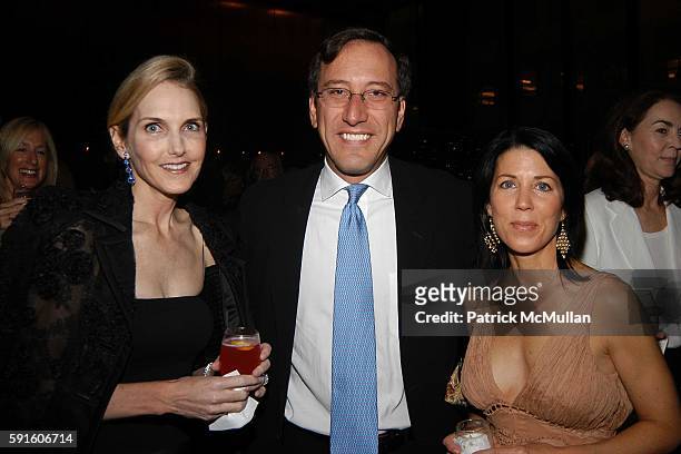 Eileen Araskog, John Moore and Laura Moore attend The Irvington Institute for Immunological Research, "Through The Kitchen" Benefit Dinner at The...
