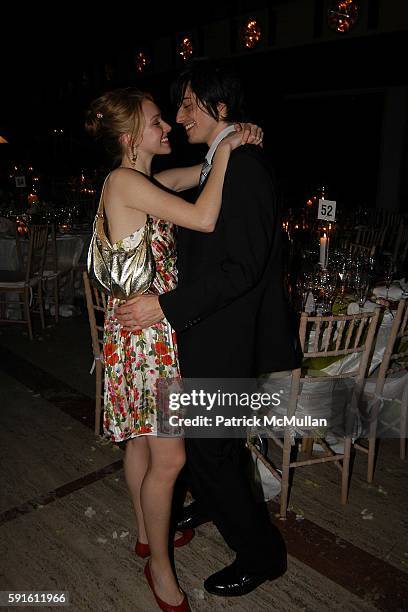 Sophie Flack and Kurt Feldman attend New York City Ballet Spring Gala at New York State Theater on May 4, 2005 in New York City.
