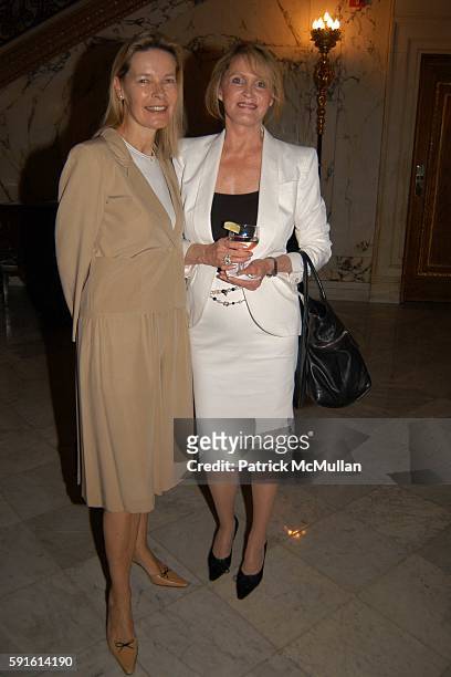 Mona Arnold and Judi Sorensen attend National Audubon Society, Women In Conservation Luncheon at The Metropolitan Club on June 1, 2005.