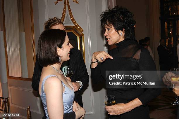 Stephanie D'Abruzzo and Michele Lee attend An Intimate Dinner With Theatrical Flair to Benefit Broadway Cares/Equity Fights Aids at Harry Winston on...