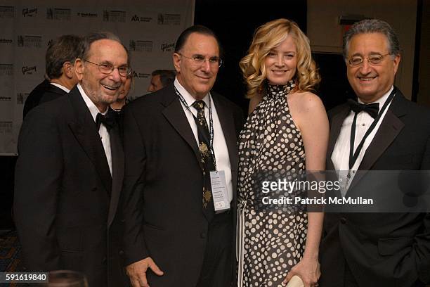 Hal David, John LoFrumento, Carolyn Bryant and Del Bryant attend 2005 Songwriters Hall Of Fame Awards at Marriott Marquis Hotel on June 9, 2005.