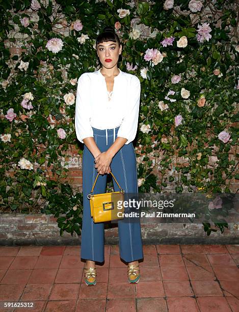 Mia Moretti attends Rebecca Taylor x Shopbop Denim launch dinner at The Waverly Inn on August 17, 2016 in New York City.