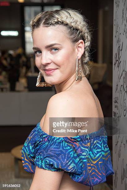 Singer Anne-Marie attends the AOL Build Speaker Series to discuss her new single "Alarm" at AOL HQ on August 17, 2016 in New York City.