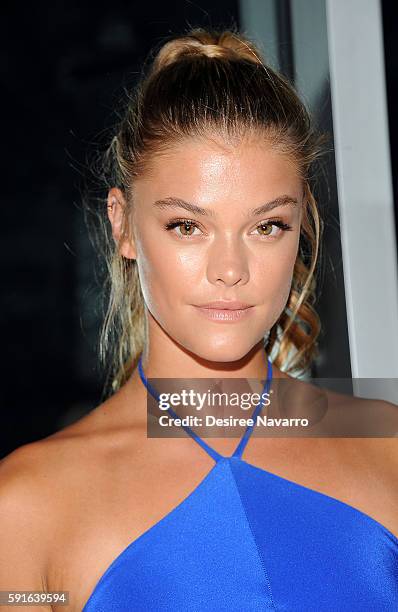 Model Nina Agdal attends W Hotels party to celebrate the opening of W Dubai at The Glasshouses on August 17, 2016 in New York City.