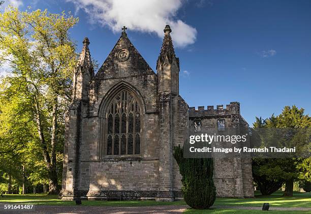 dunkeld cathedral - dunkeld stock pictures, royalty-free photos & images